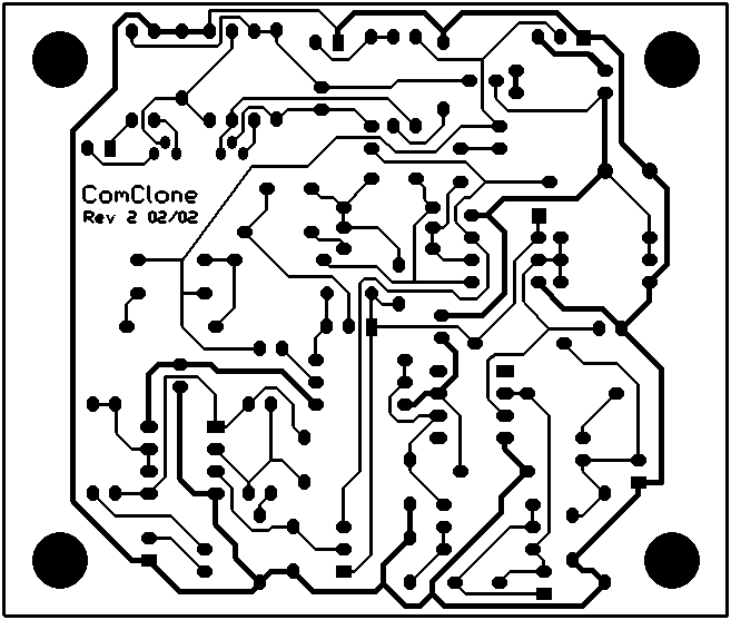 ComClone 2 PC Board Layout